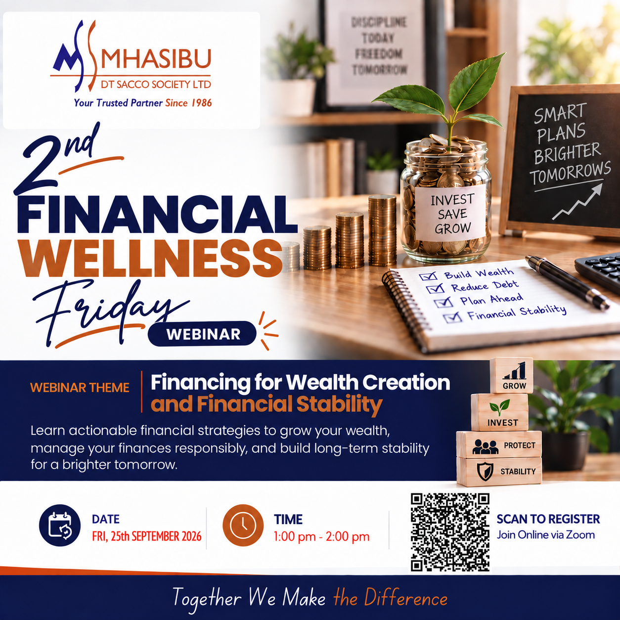 Mhasibu Financial Wellness Webinar poster